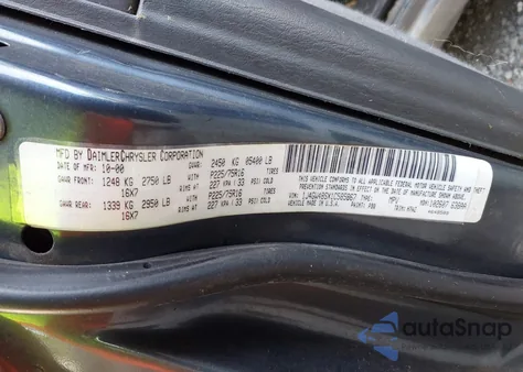 2001 Jeep Grand Cherokee Laredo из США, поврежденный, VIN 1J4GW48SX1C585867